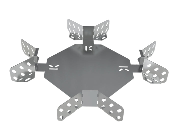 Kabelrinne Kreuzung 100 x 60 mm Stahl